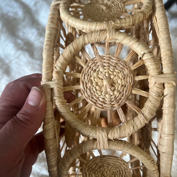 Cult Gaia Stella Small Raffia Tote Bag - Picture 9 of 10